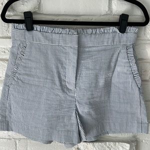 J. Crew Blue & White Seersucker Shorts